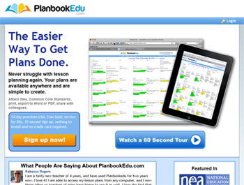 PlanbookEdu in 2011