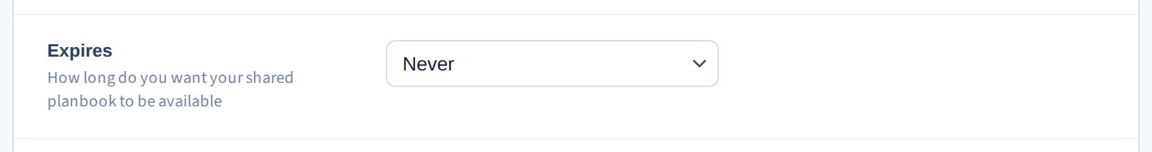 The Expires setting
