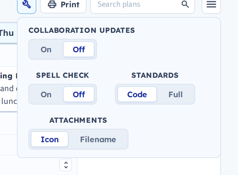 Spell Check in the wrench panel